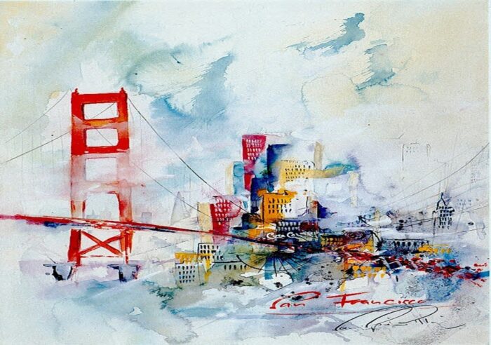 Sven Spiegelberg Kunstmaler Baden Aargau Künstler Kunstkarten Kunstkalender Bea Beatrice Sonnbicher Dr.Sven Bözberg Atelier Halde Altstadt-Baden Künstler Acrylglas Kunstwerk Leindwand Biographie Geschichte Dankeskarte Grusskarte